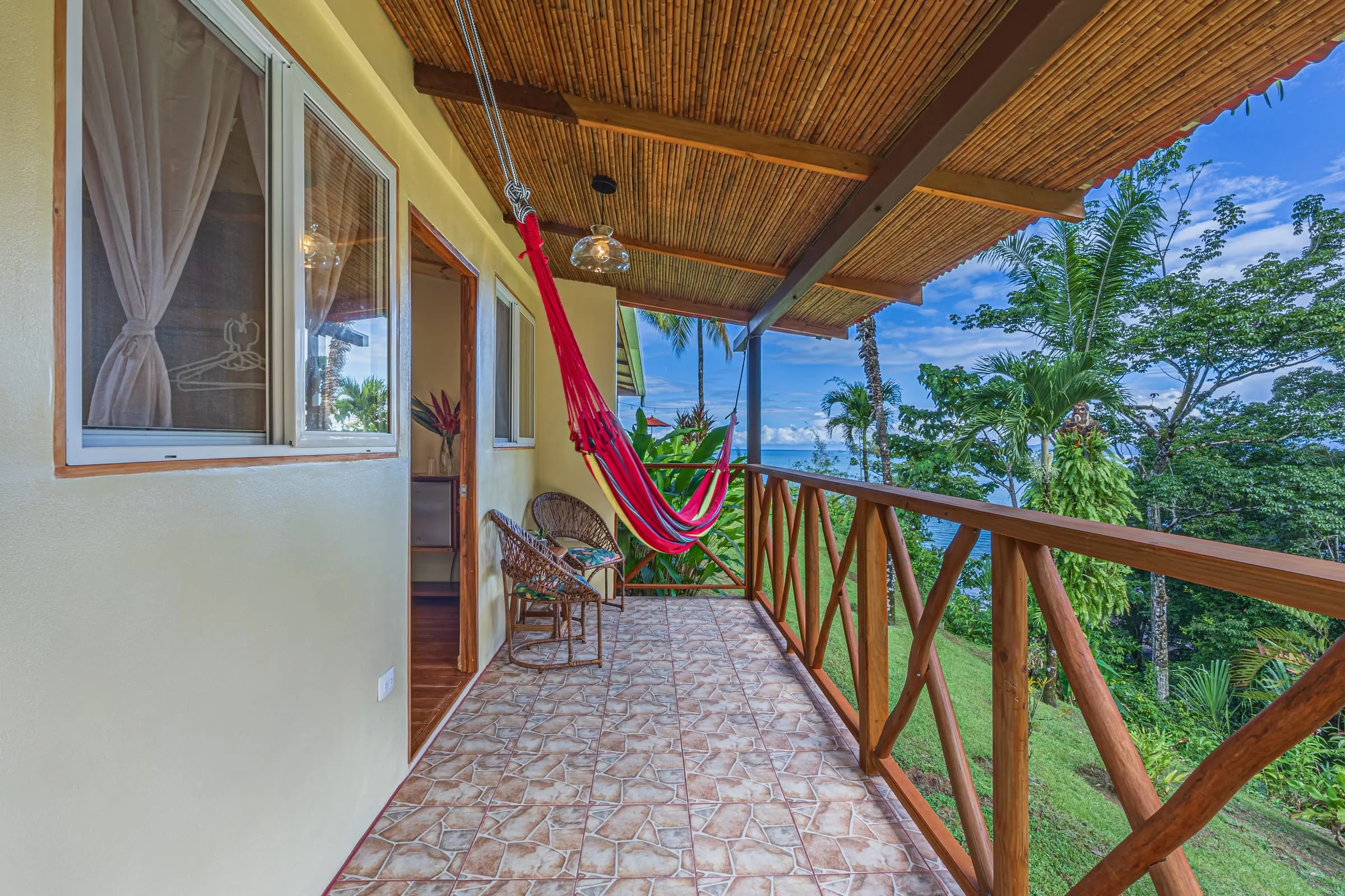 Habitación Iguana: terraza