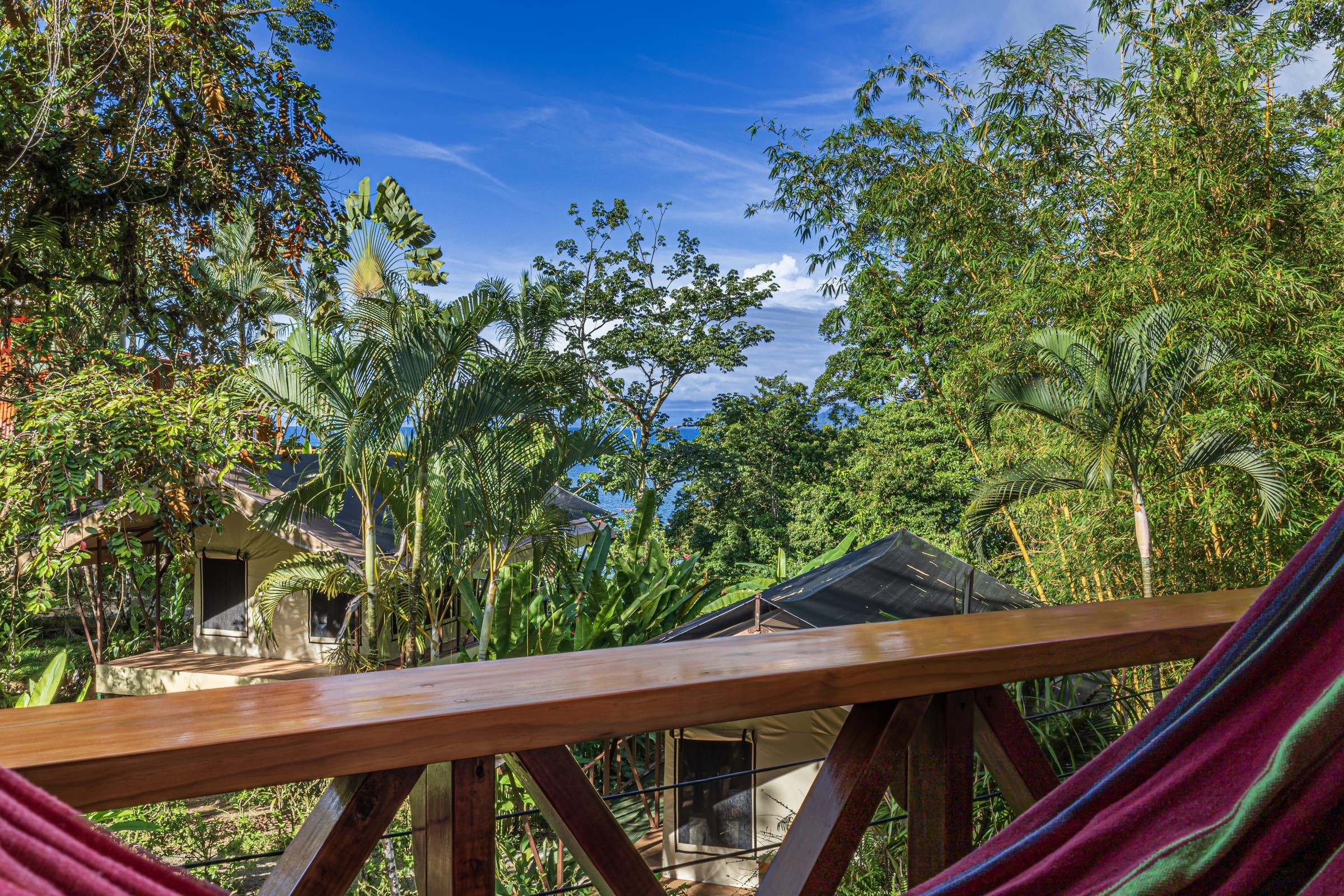 Zimmer Mariposa: Blick von der Terrasse